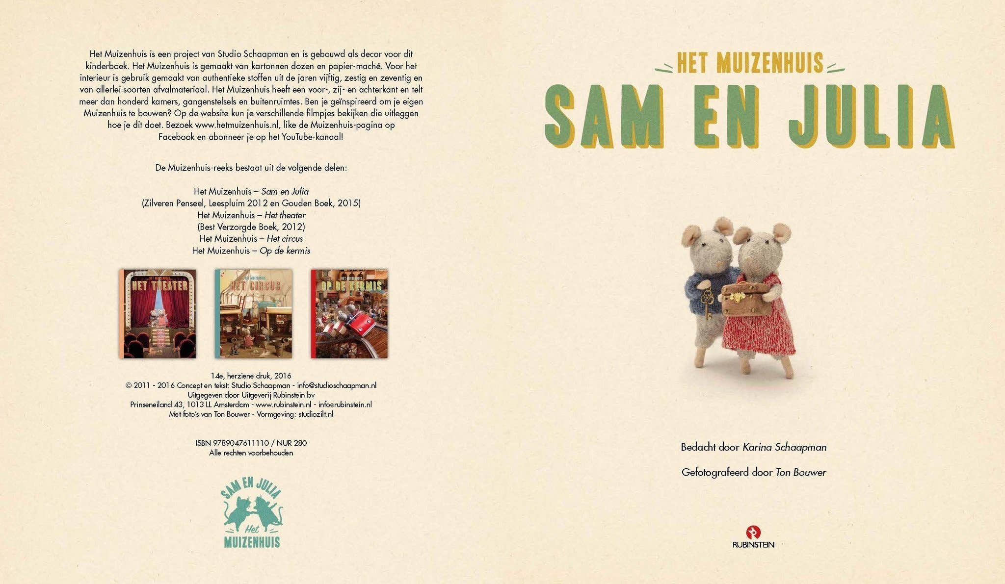 Kinderboek - Sam en Julia - Het Muizenhuis