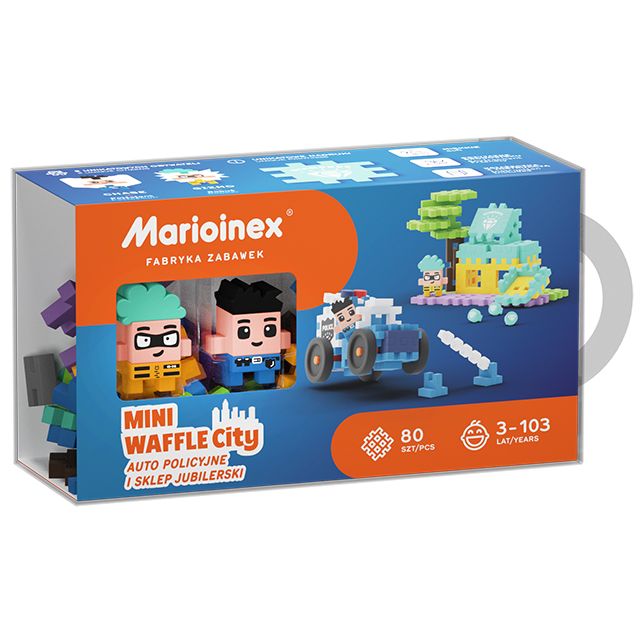 Mini wafel blokken - politie en juwelier