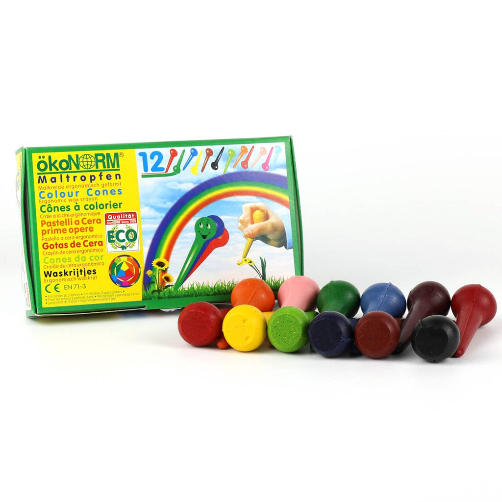 Schilderijdruppels, kartonnen etui - 12 kleuren