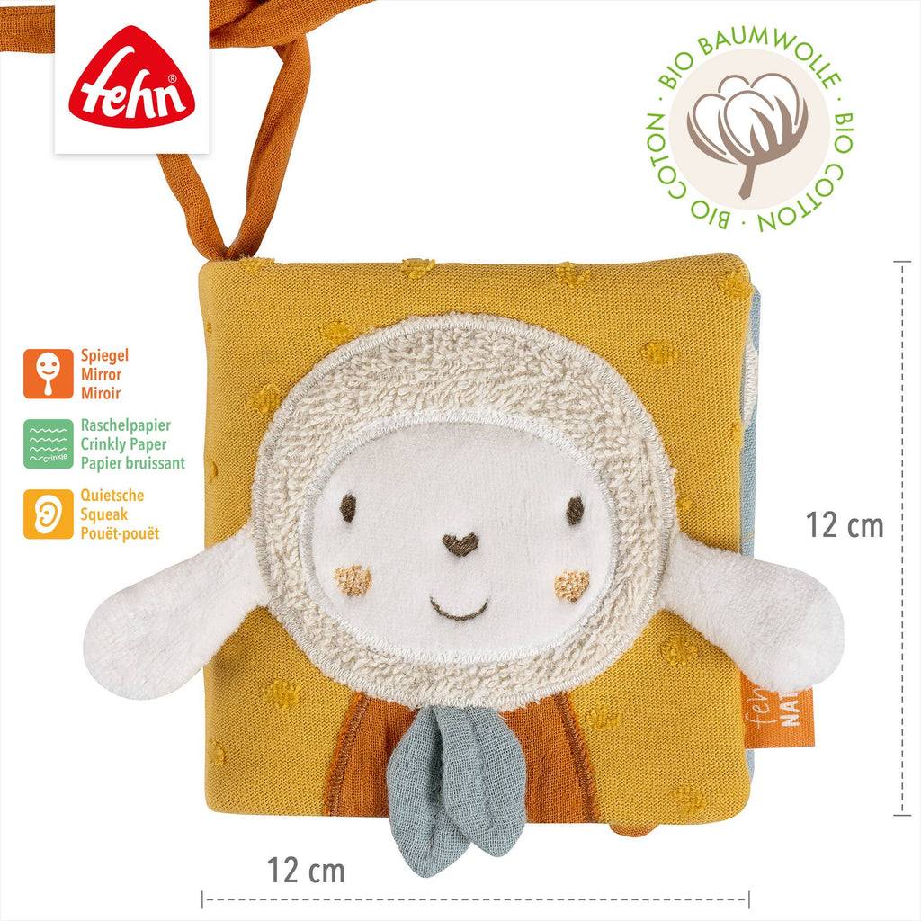 Schapen Fehnnatur stoffenboek - aanraakboek met dierenmotieven