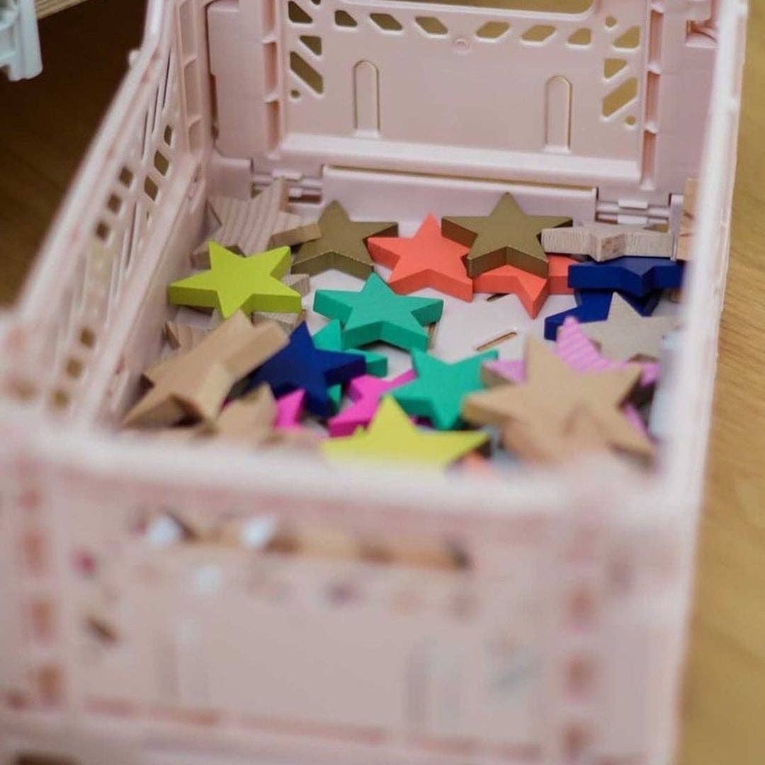 Tanabata 100 houten stervormige dominostenen