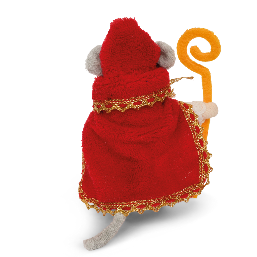 Knuffel voor kinderen - Muis Sinterklaas (12cm)