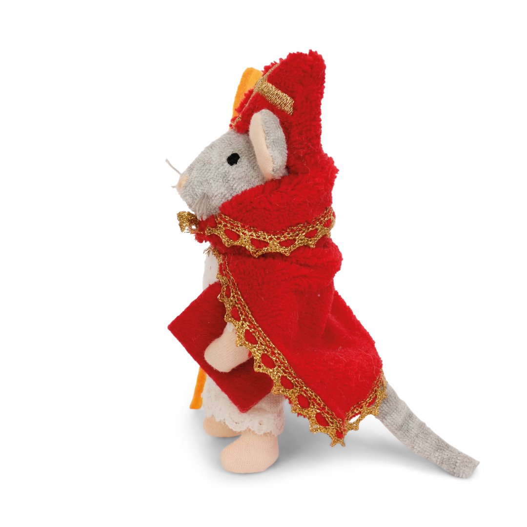 Knuffel voor kinderen - Muis Sinterklaas (12cm)