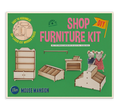 DIY-poppenhuismeubelset voor kinderen - winkel (schaal 1:12)