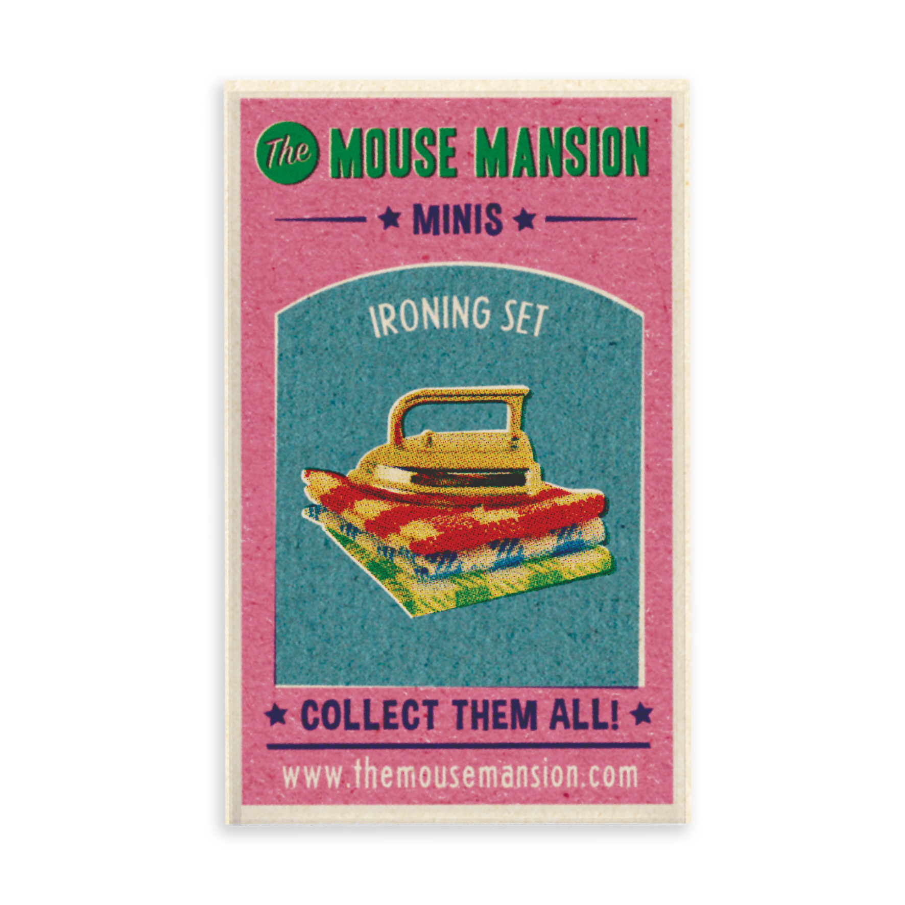 DIY-poppenhuisminiaturen voor kinderen - strijkset (schaal 1:12)