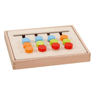 Houten Kleursorteerbord in Houten Doos