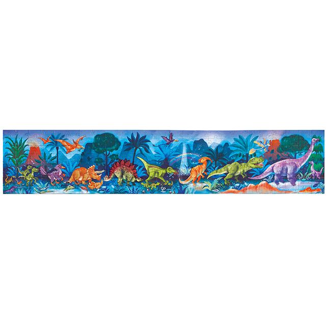 Hape Dinosaurus glow in the dark puzzel - 1,5 meter lang