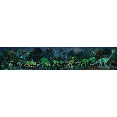 Hape Dinosaurus glow in the dark puzzel - 1,5 meter lang