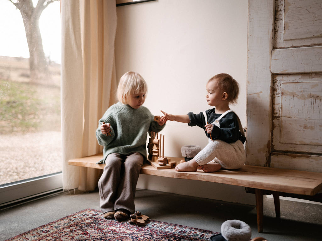 Natuurlijke stapeltoren - Montessori speelgoed