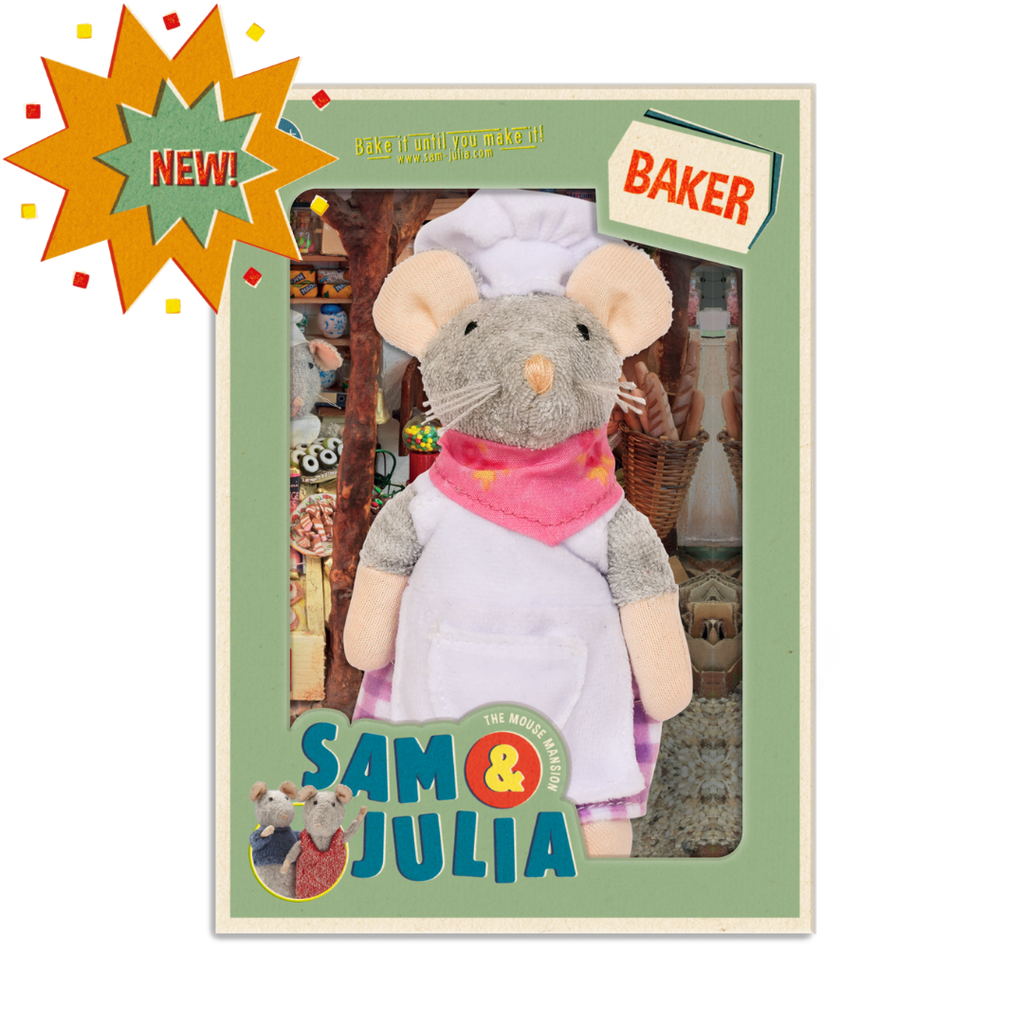 Knuffelmuis - Bakker (12cm) het Muizenhuis