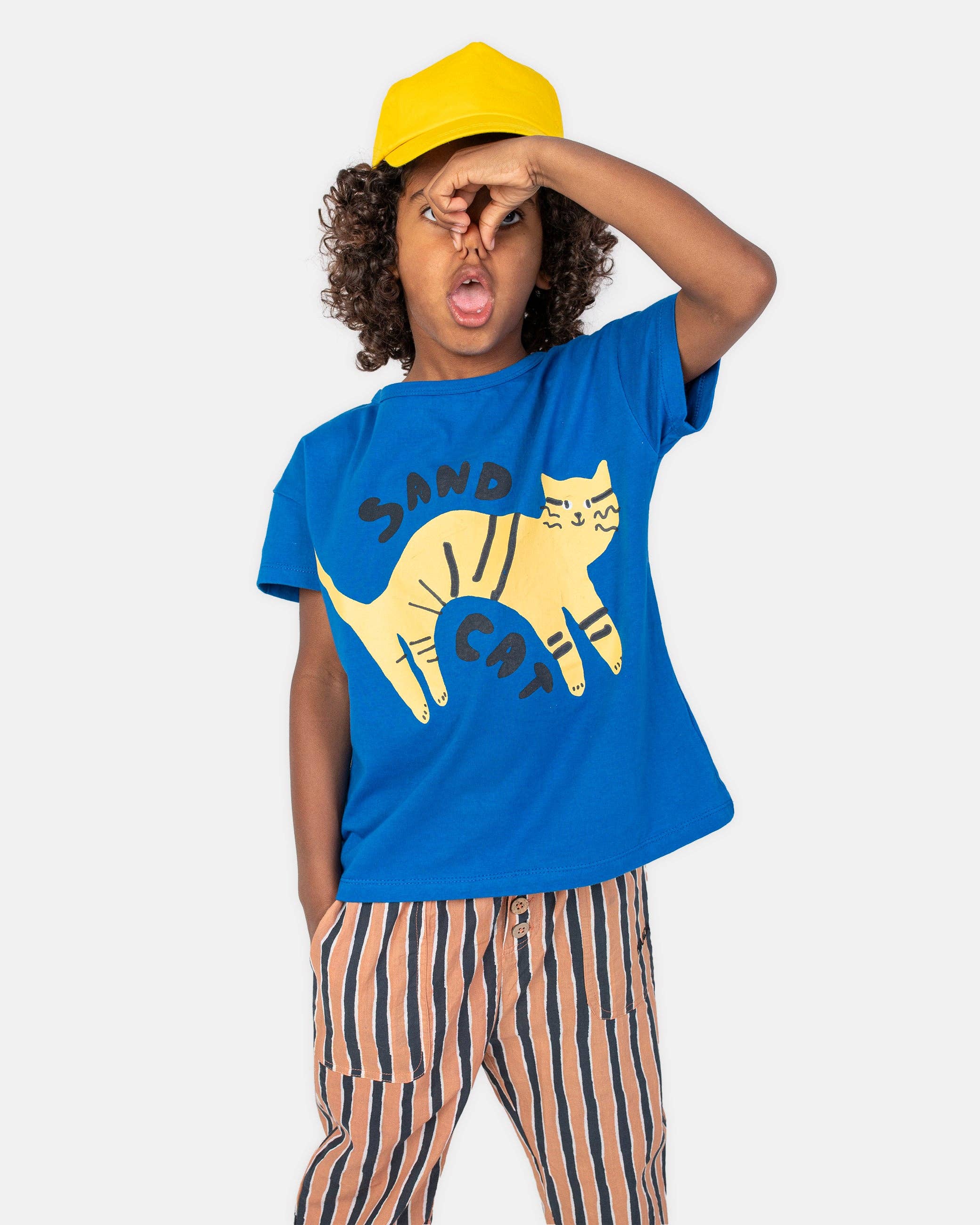 T-shirt Zandkat