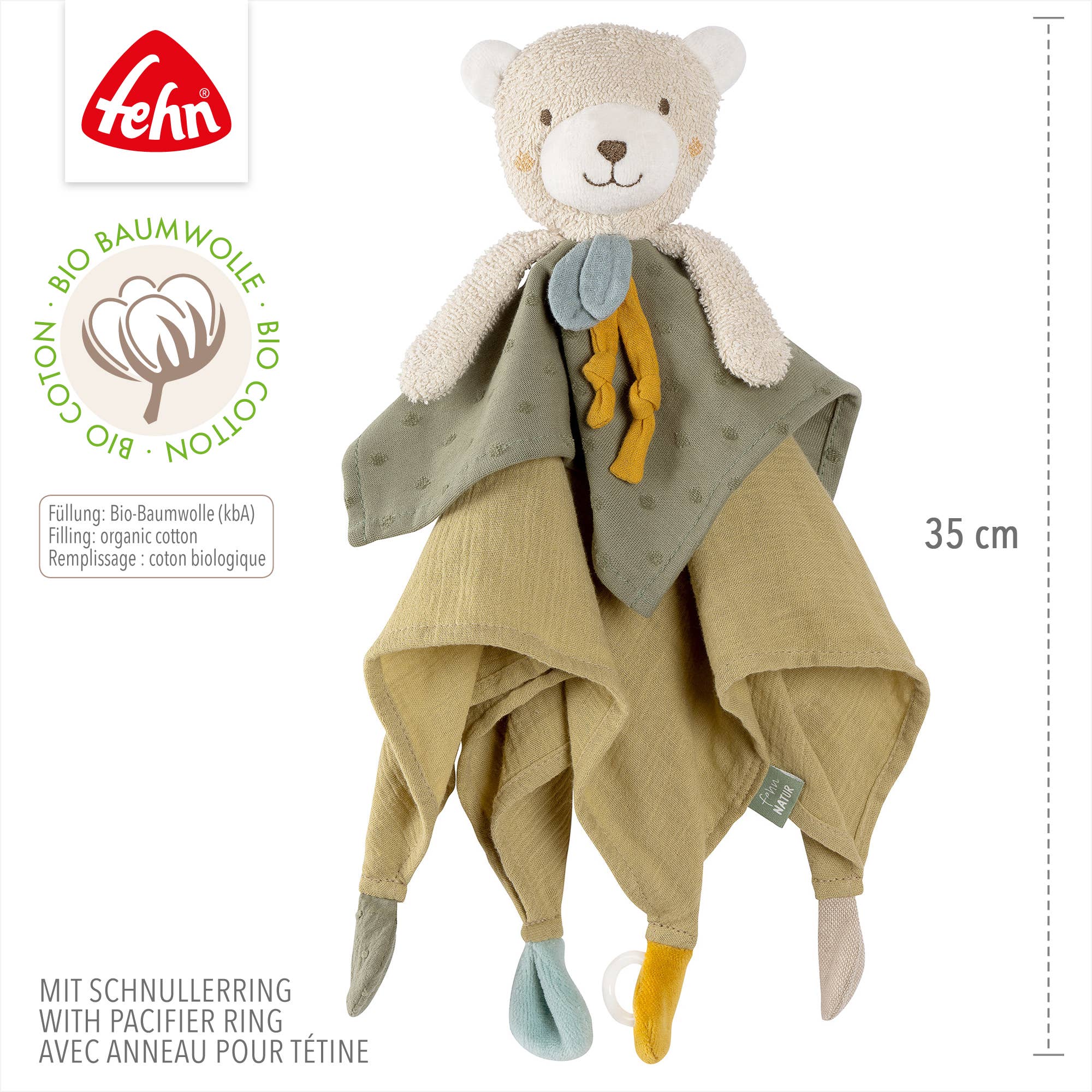 Knuffeldoekje Bär Fehnnatur - slaapmiddel & knuffeldoekje