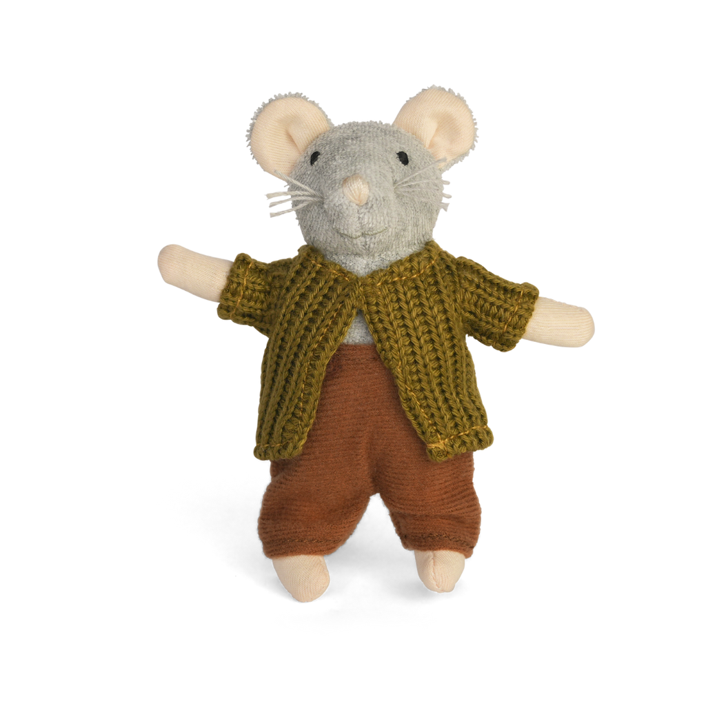 Knuffelmuis - Sam's vader (12 cm) het Muizenhuis