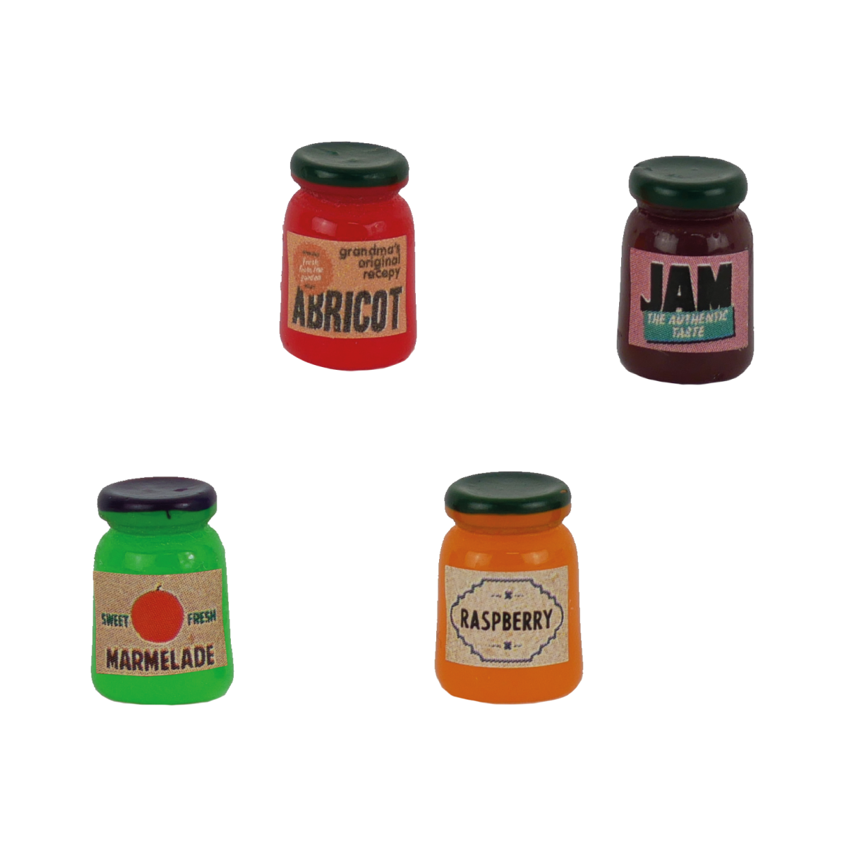 DIY-poppenhuisminiaturen voor kinderen - Jam Jars (schaal 1:12)