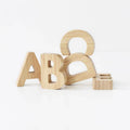 Bamboe alfabet hoofdletters