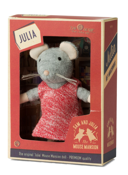Knuffelmuis voor kinderen - Julia (12 cm) het Muizenhuis