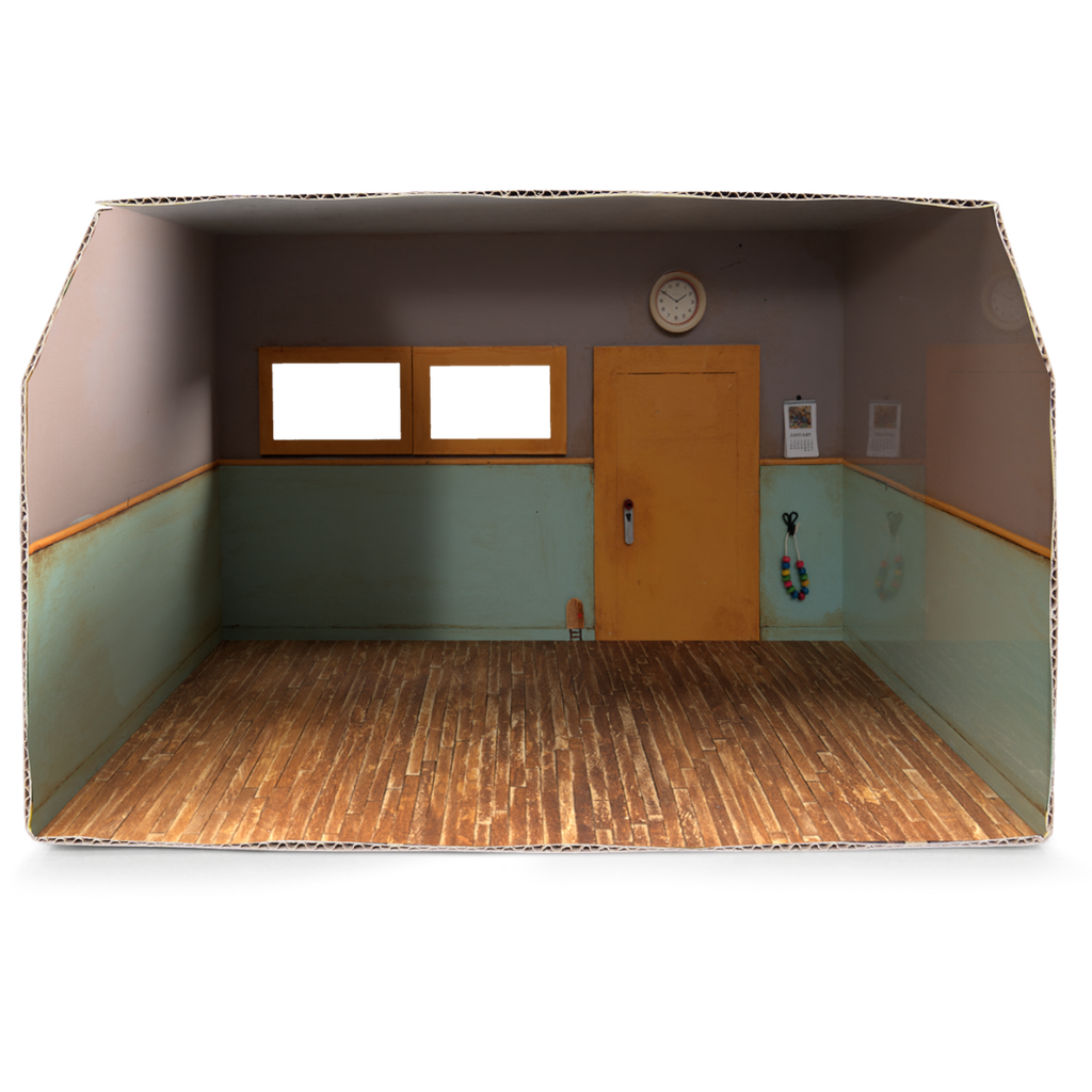 Kids DIY Muizenhuis Kartonnen Kamer - Klaslokaal