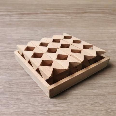 Houten Vlinder Blokken - Montessori speelgoed