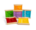 Houten Sluitingen- en Knopenframes (6dlg)