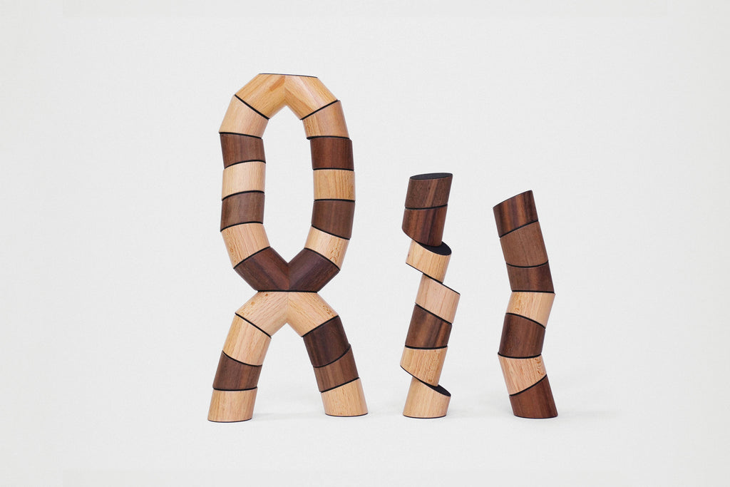 Loggos – designobject en stapelspel (L-set)