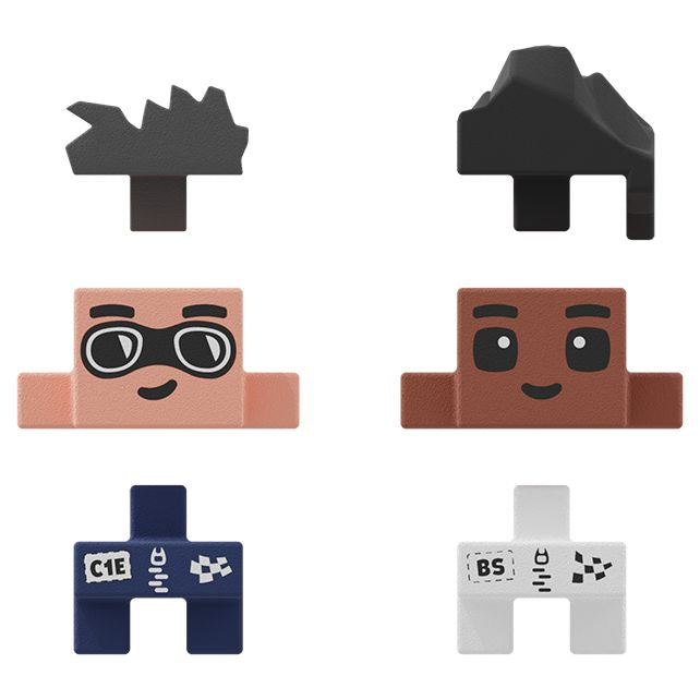 Wafel blokken - raceauto’s 80 stuks