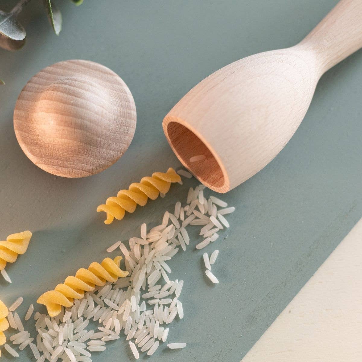 Creatieve rammelaar "Frieda" vullen & schilderen | Houten speelgoed