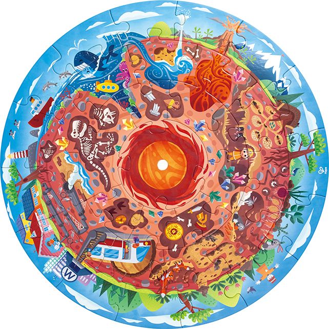 Ondergrondse Puzzel met Licht