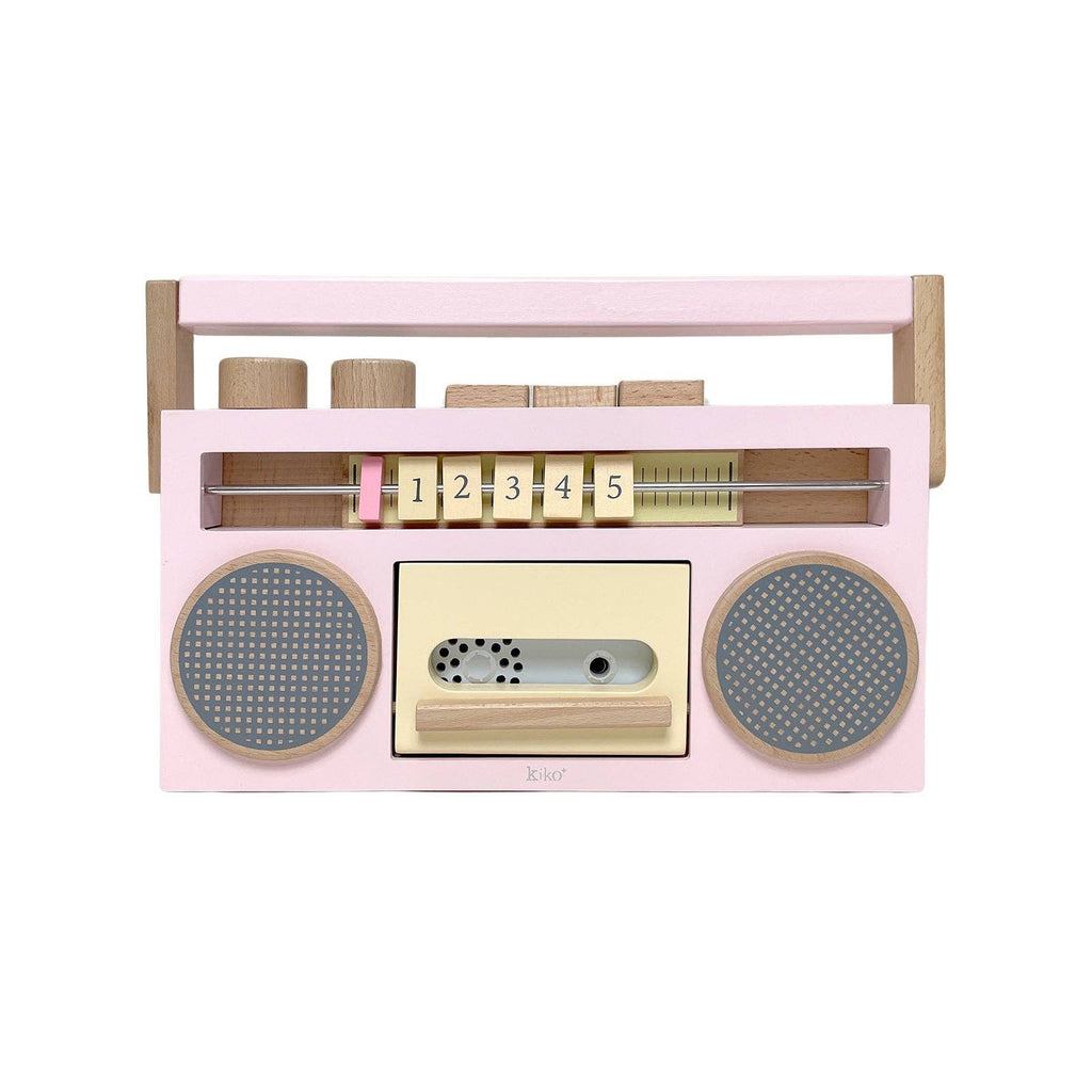 Retro houten bandrecorder (live platen!)