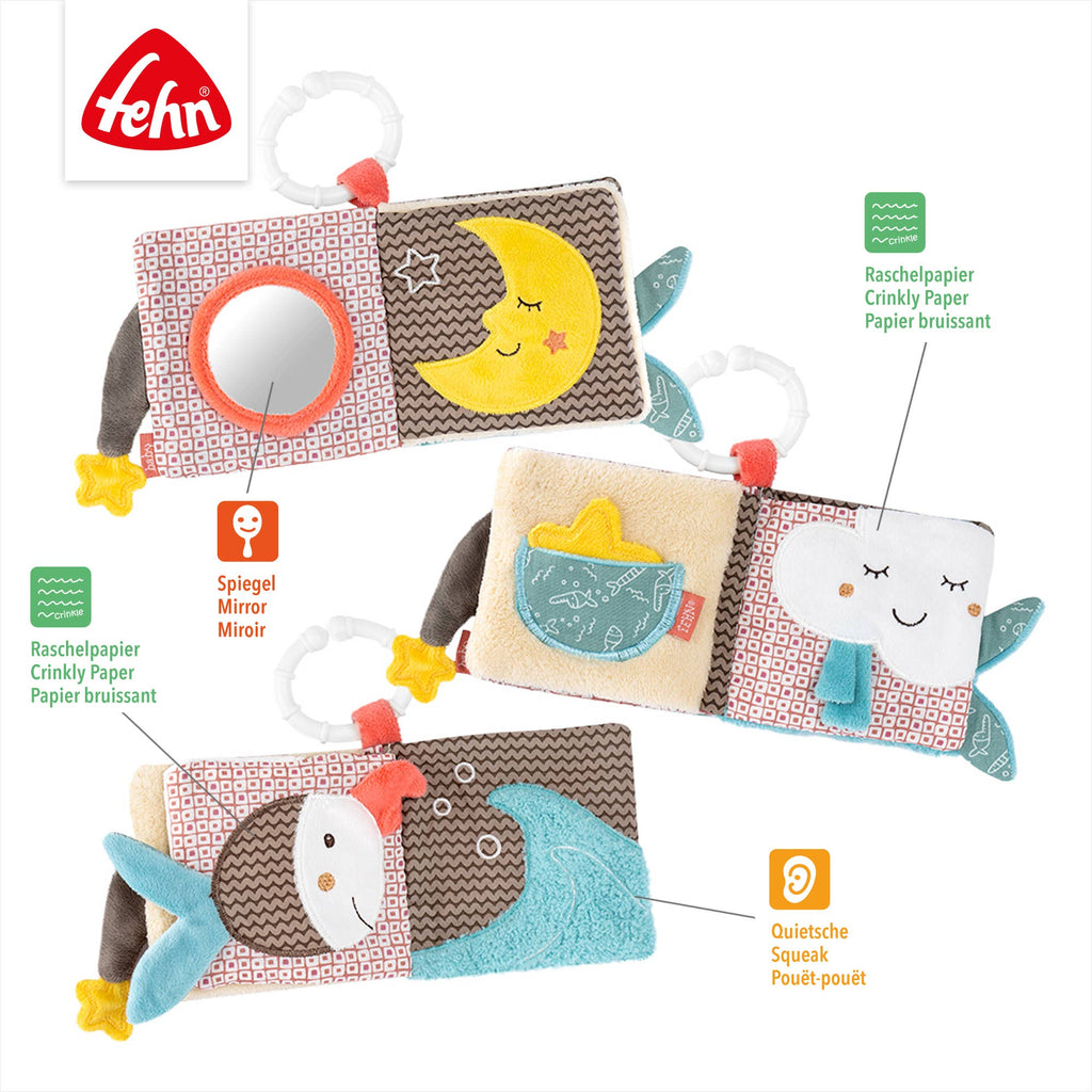 Bruno stoffenboek - touchbook met dierenmotieven