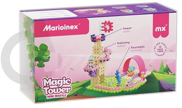 Mini wafel blokken - Magische Prinsessen Toren 80 stuks