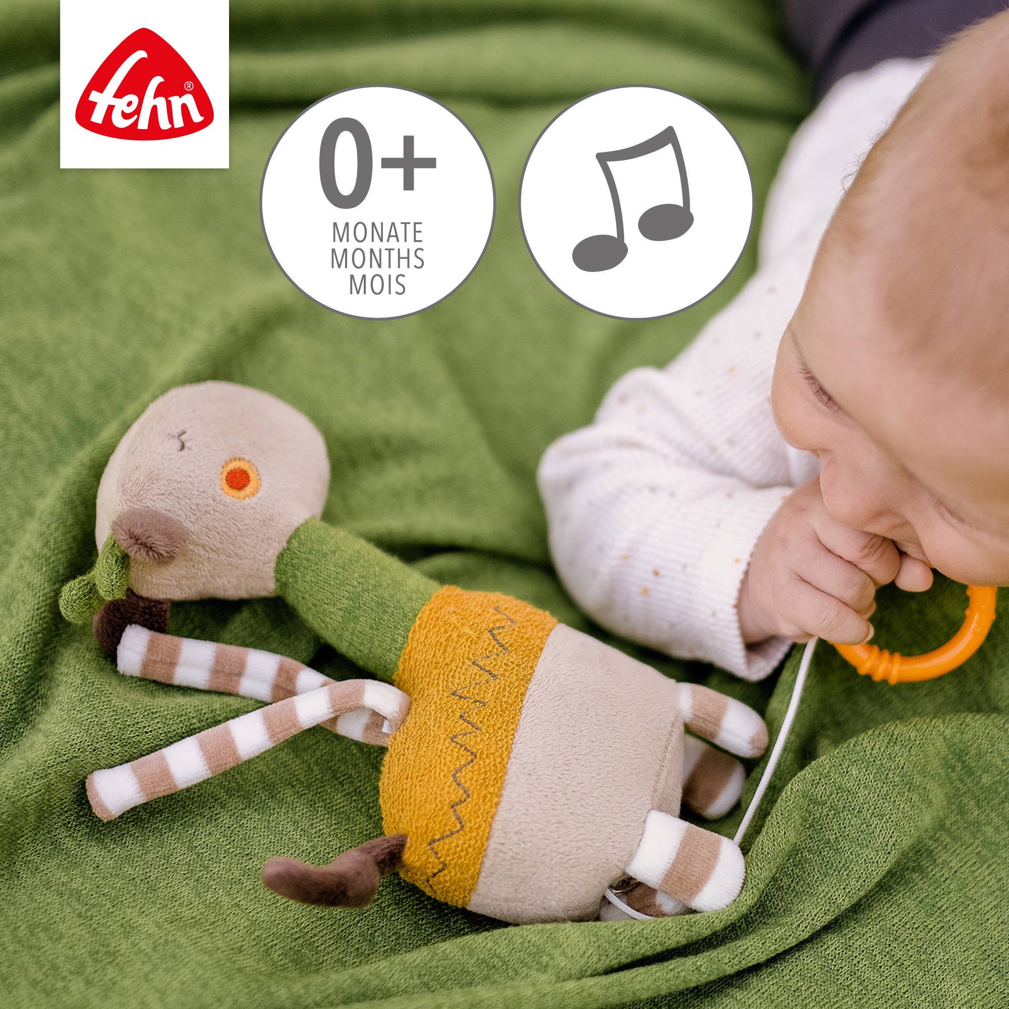 Giraffe muziekdoos - knuffel en slaapmiddel