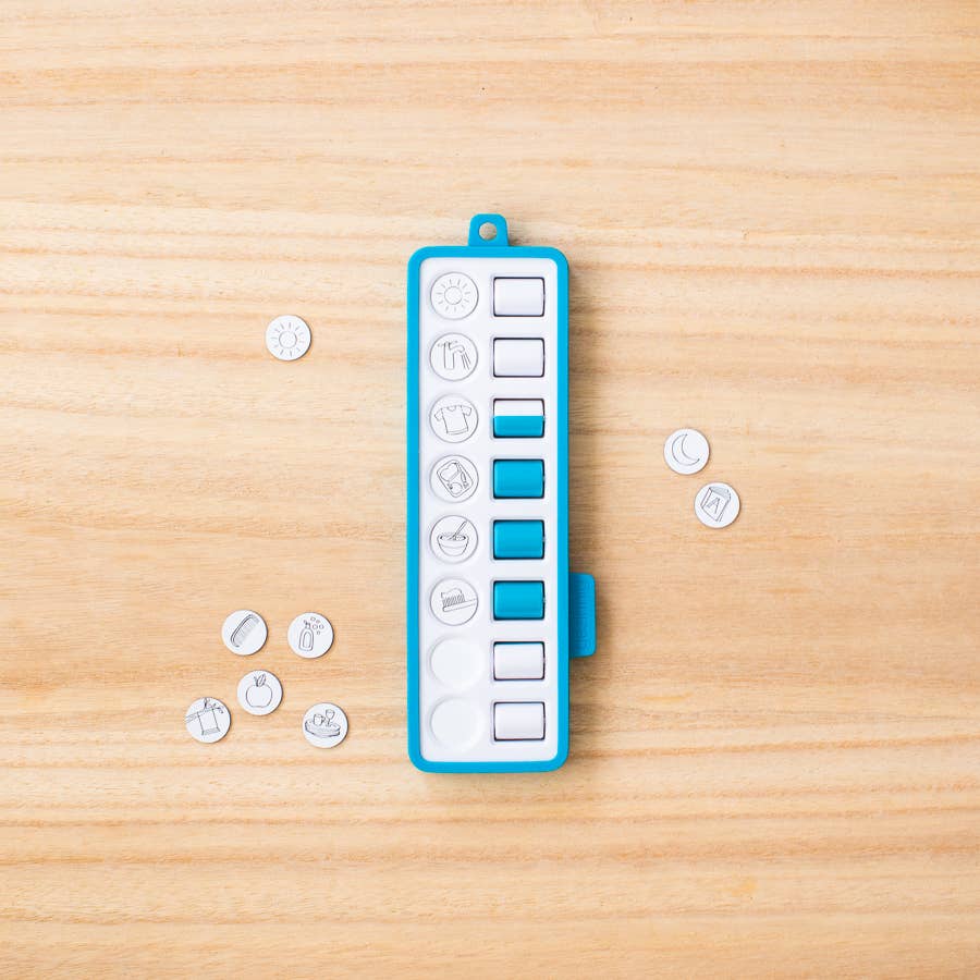 Checkpad blauw - dagplanner