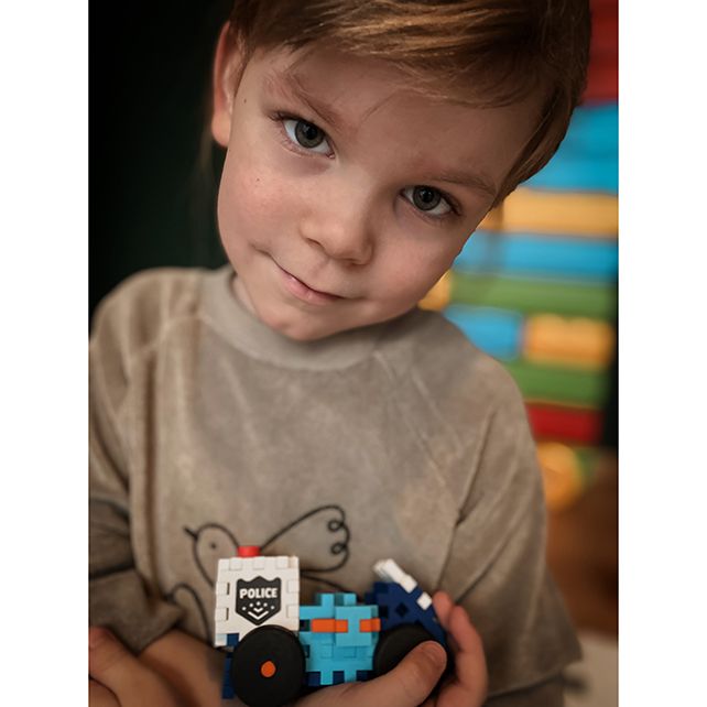 Mini wafel blokken - politie en juwelier