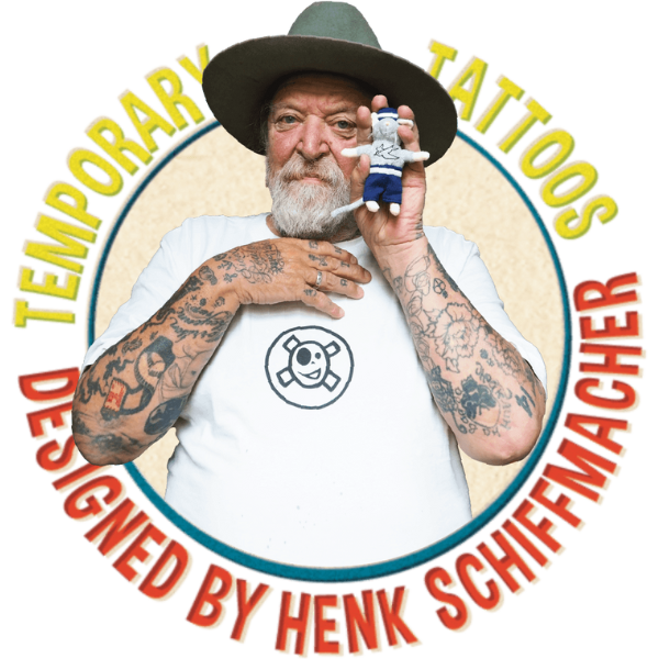 Muizenhuis plaktattoo's X Henk Schiffmacher