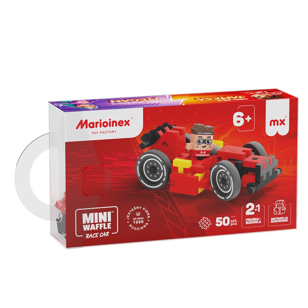 Mini wafel blokken - race car James