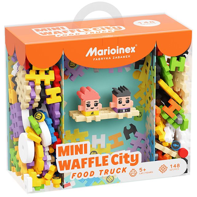 Mini wafel blokken - food truck 148 stuks