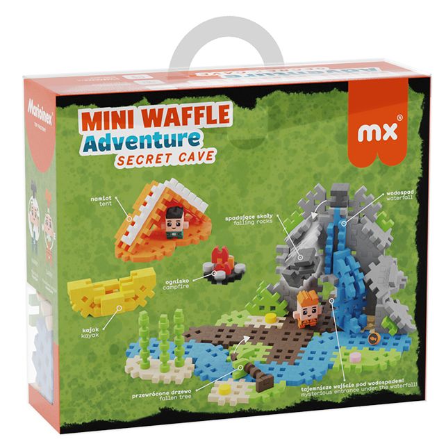 Mini wafel blokken - geheim grot 148 stuks