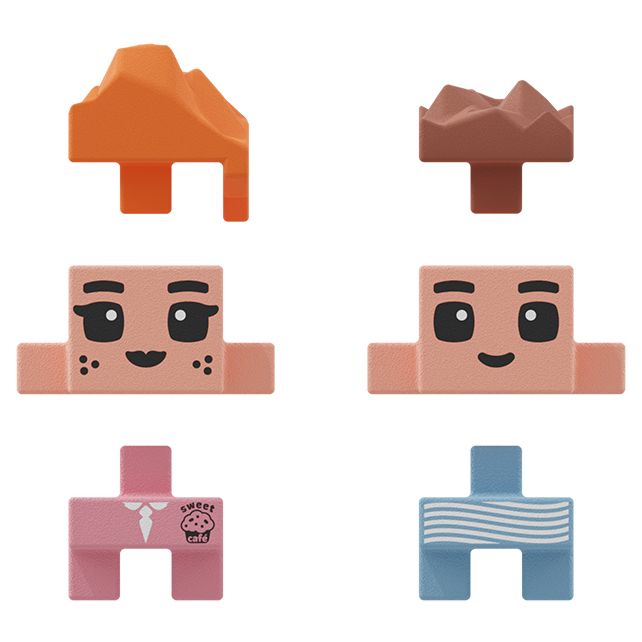 Mini wafel blokken - café 80 stuks