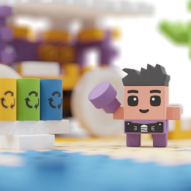 Mini wafel blokken - food truck 148 stuks