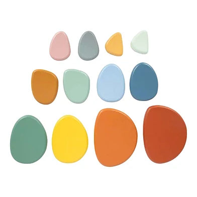 Houten Montessori Rivier Stenen