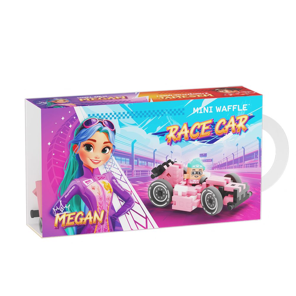Mini wafel blokken - race car Megan