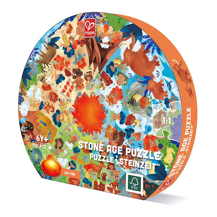 Stenen tijdperk Puzzel met Licht