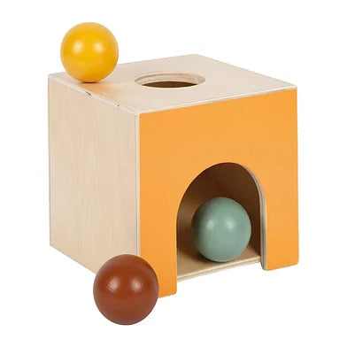 Houten Montessori Knikkerdoos
