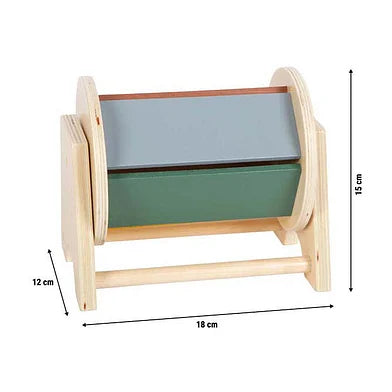 Houten Montessori Draaiende Trommel