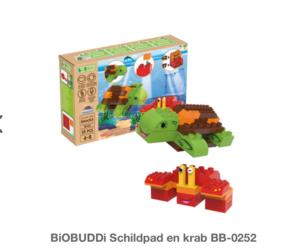 BiOBUDDi Schildpad en Krab