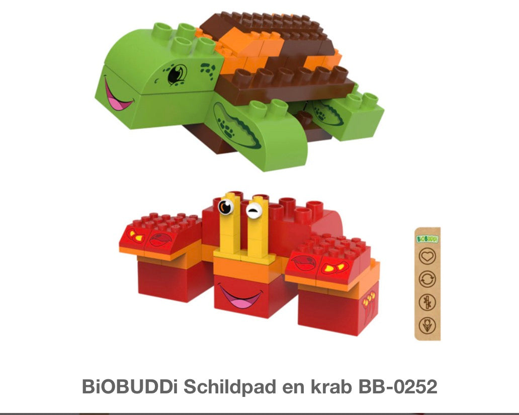 BiOBUDDi Schildpad en Krab