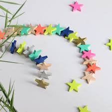Tanabata 100 houten stervormige dominostenen