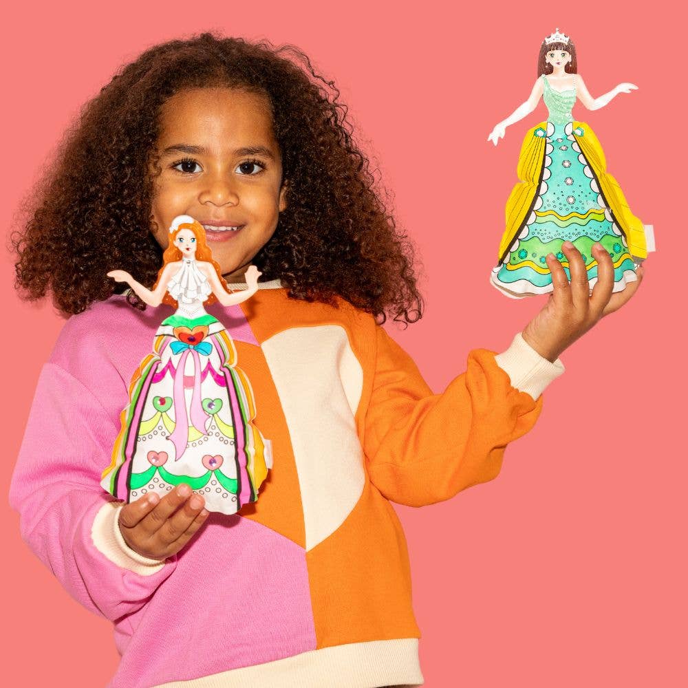 2 opblaasbare kleurplaten – Prinsessen