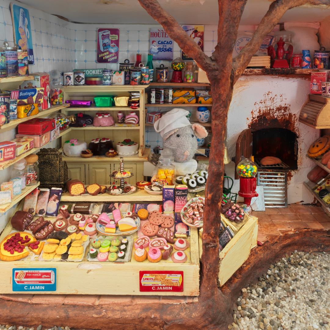 Knuffelmuis - Bakker (12cm) het Muizenhuis