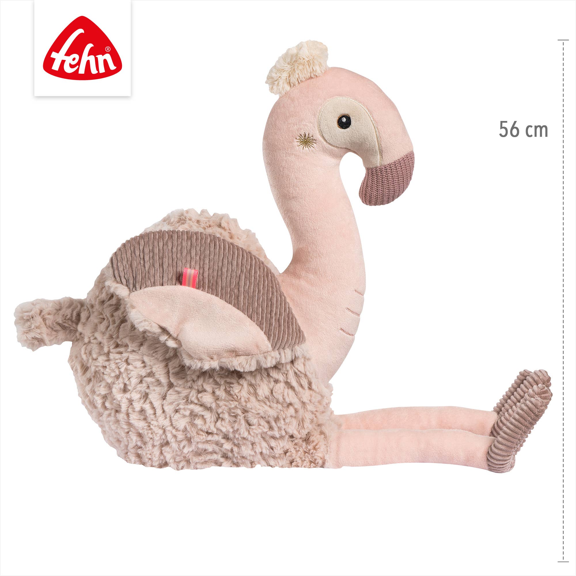 Knuffeldier Flamingo XL - Knuffeldier & Knuffelvriend